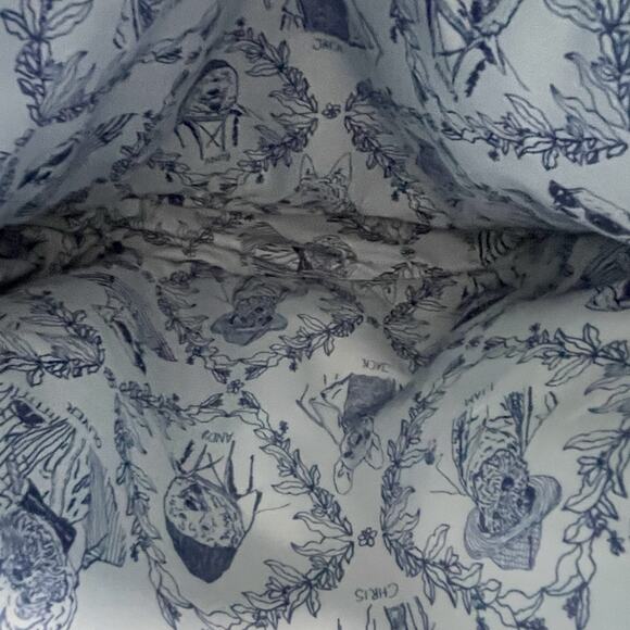 Oliver Thomas Backpack Womens Metallic blue Quilted Tennis Racket bag - Picture 16 of 16